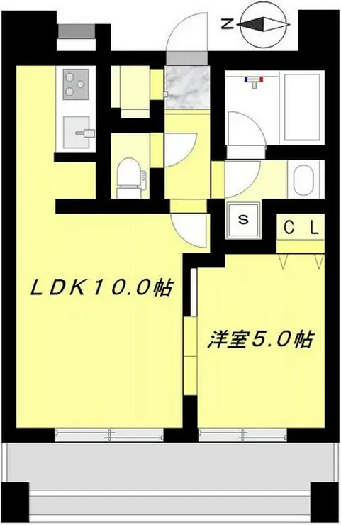 エスティメゾン笹塚 6階階 間取り