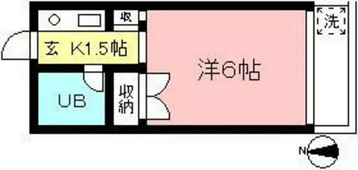 メゾンド西生田 1階階 間取り