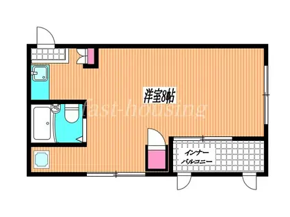 チノビル(ワンルーム/5階)の間取り写真