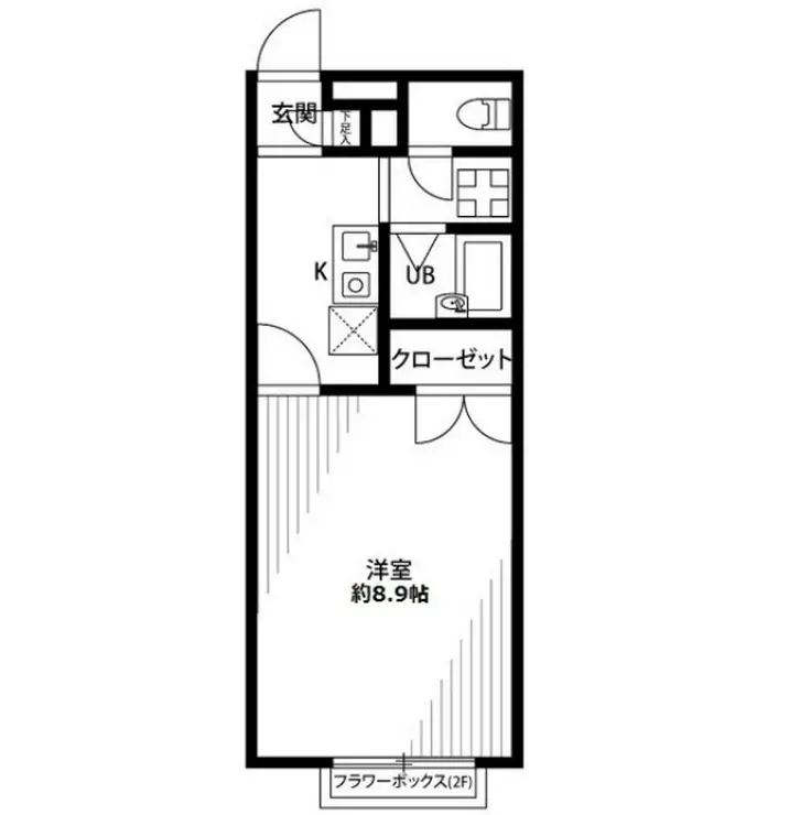 アムールAK 2階階 間取り