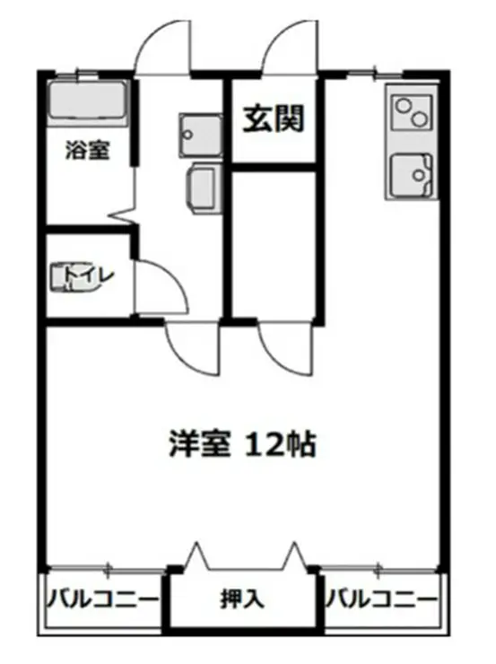パレットビル 2階階 間取り
