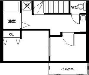 FIRSTBLISS(2K/2階)の間取り写真