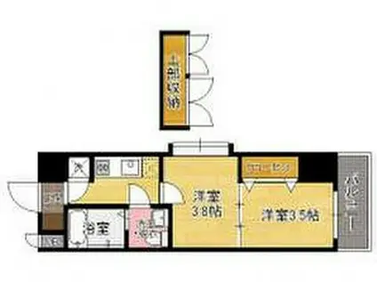 ORIENT BLD NO.67(2K/5階)の間取り写真