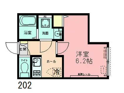 ビスタ ミナミマチダ(1K/2階)の間取り写真