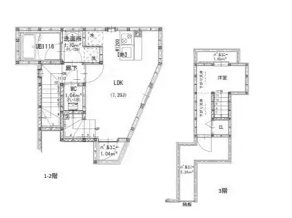 FAIR阿佐ヶ谷(1LDK/2階)の間取り写真
