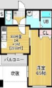 BELLAUBE大久保(1DK/2階)の間取り写真