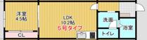 NIKE城東関目(1LDK/3階)の間取り写真