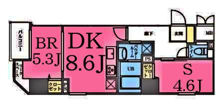 IL PRIMO KISOYA(1SLDK/4階)の間取り写真