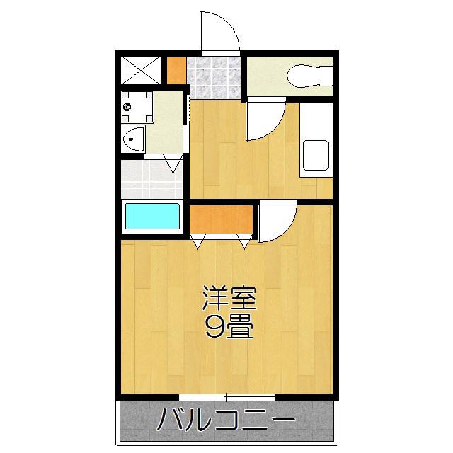COTO GLANCE一乗寺駅前(1K/5階)の間取り写真