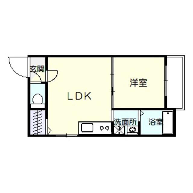 センショウトラストII(1LDK/1階)の間取り写真