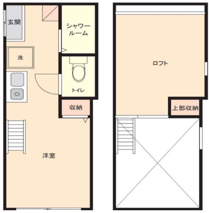 GRANDEUR新中野(ワンルーム/1階)の間取り写真