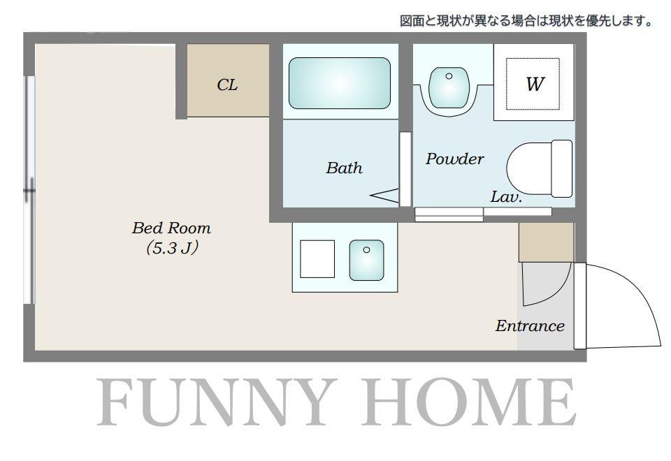 CONTEL三軒茶屋(ワンルーム/3階)の間取り写真