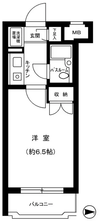 パレ・ドール柴又 1階階 間取り