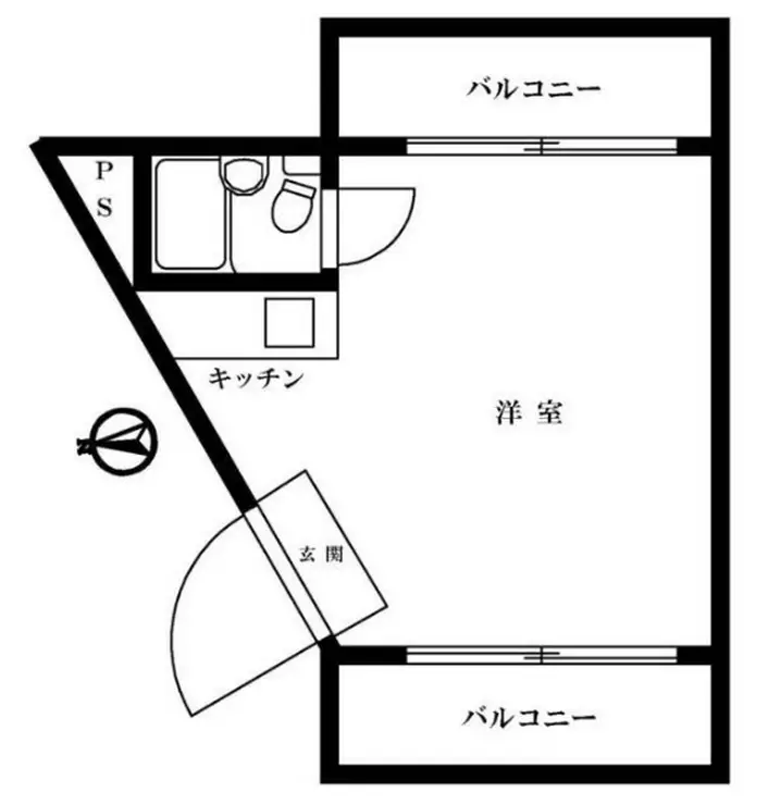 ユースフル吉祥寺 3階階 間取り