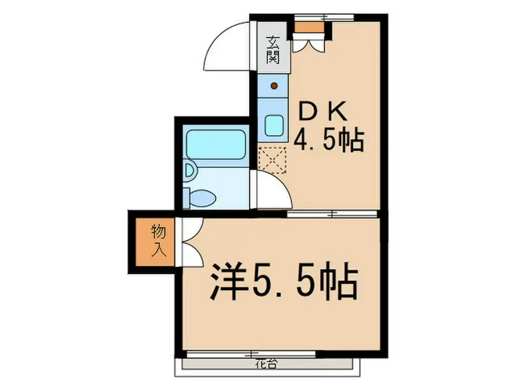 窪田ハイツ 2階階 間取り