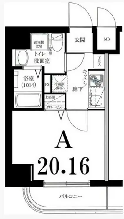 グリフィン横浜・サードステージ 2階階 間取り