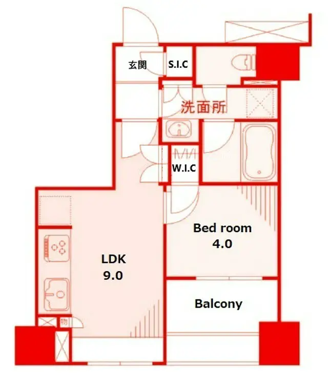 BELISTA横浜弐番館 7階階 間取り