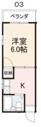 YUTA BUILD1(1K/4階)の間取り写真