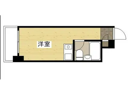 リアライズ福山(ワンルーム/4階)の間取り写真