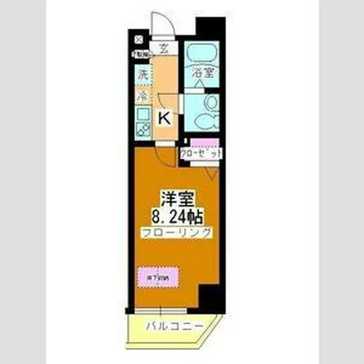 アルファコート西川口9 8階階 間取り