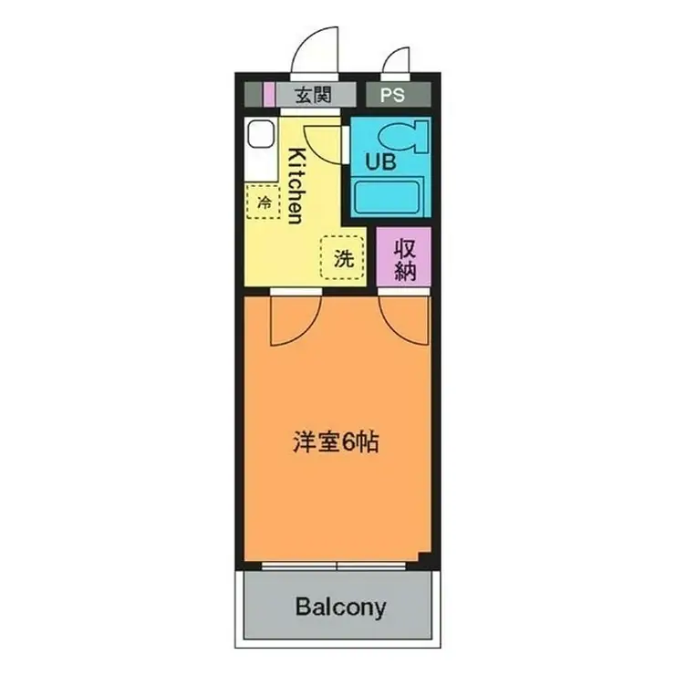 カナレハイツ 3階階 間取り