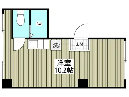 コモド三ノ輪 旧コーポイワイ(ワンルーム/1階)の間取り写真