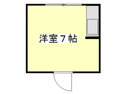 ステューディオ桜台(ワンルーム/4階)の間取り写真