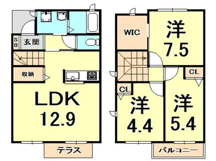 プレサンス新宿御苑前アルティメット(1K/5階)の間取り写真