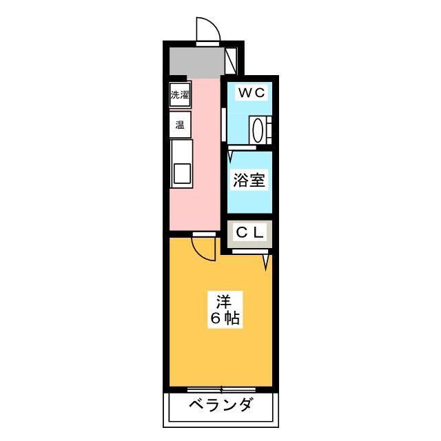 L-FLAT大宮アヴィニティ-(1K/4階)の間取り写真