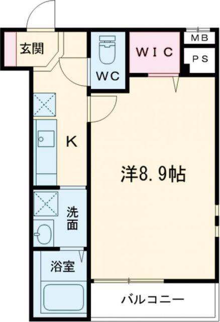 フジパレス百舌鳥駅南II番館(1K/2階)の間取り写真
