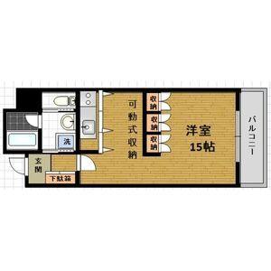 ベリーモンテ新大阪(1K/3階)の間取り写真