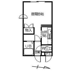 ステュディオ北12条(1K/3階)の間取り写真