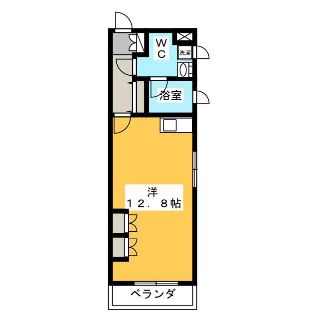 HERMANO(ワンルーム/5階)の間取り写真