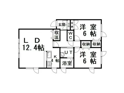 SWEETHOME2(2LDK/2階)の間取り写真