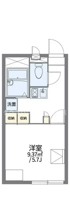 レオパレスSHIBASAKI 2階階 間取り