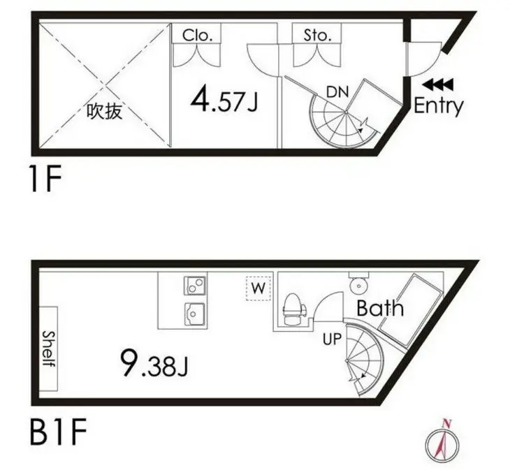 メゾンド学芸大 2階階 間取り