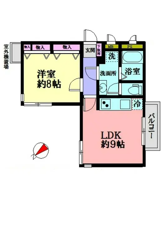 アコール東北沢 3階階 間取り
