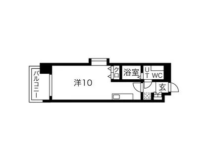 SUM広瀬通(ワンルーム/7階)の間取り写真