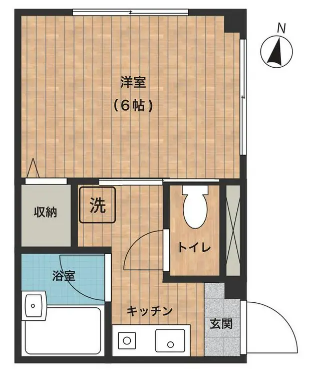 ラフォーレ桜木 1階階 間取り