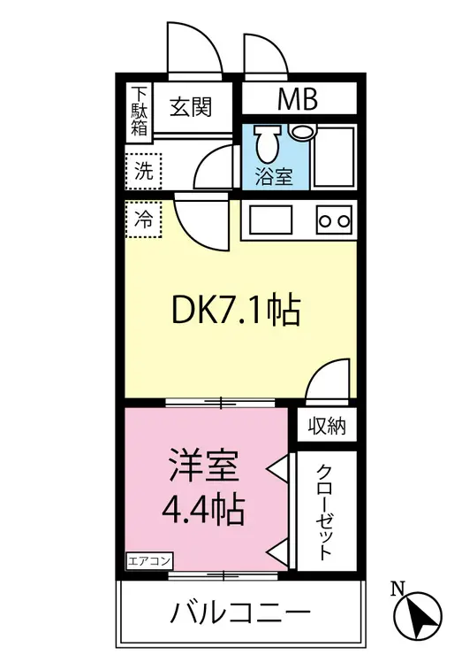 アネックス小嶋 2階階 間取り