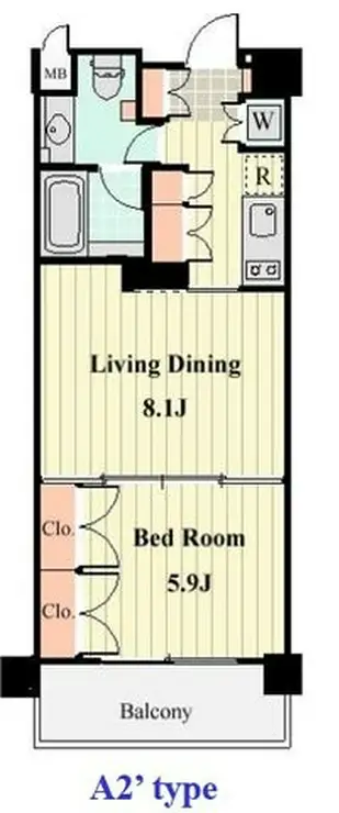 willDo清澄 7階階 間取り