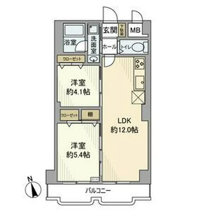シャトレー町田ガーデン 4階階 間取り