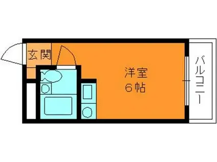 リヴェール王寺(ワンルーム/5階)の間取り写真