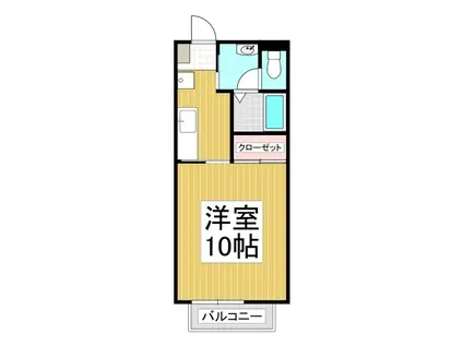 ACCORD PALETTE C(1K/1階)の間取り写真