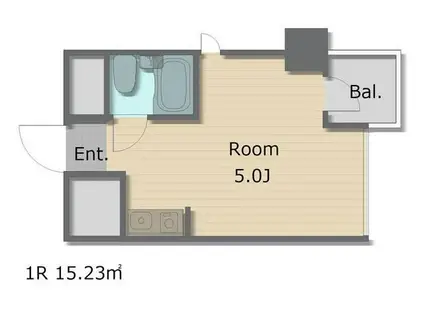 メゾン南平(ワンルーム/4階)の間取り写真