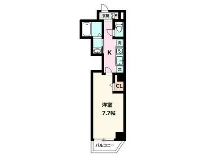 雅順浅草(1K/2階)の間取り写真
