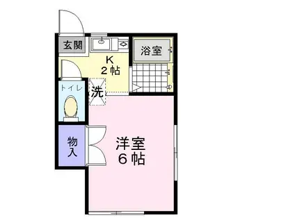 ロワールセプテンバー(ワンルーム/1階)の間取り写真