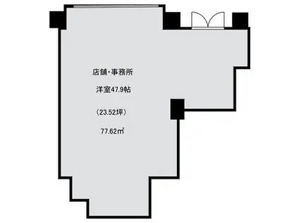 ルミアージュ登戸(ワンルーム/1階)の間取り写真