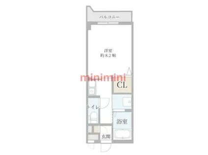 コンフォート・グリーン(1K/3階)の間取り写真