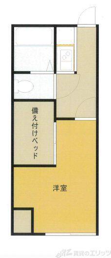 アルアンダ(1K/2階)の間取り写真